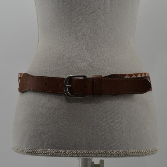 Levi's Men's Size 32 Southwestern Belt Multi-color Geo Woven - Picture 9 of 10